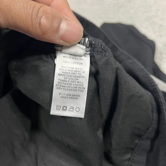 Roucha Jeans Womens Size D 16-18 Over 5'4 Dada Black Denim Pleated Ankle New - Picture 9 of 16